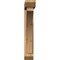 Ekena Millwork Thorton Slat Smooth Bracket w/ Offset Brace, Western Red Cedar, 5 1/2"W x 30"D x 34"H BKT0604X30X34THR06SWR - alternate 3